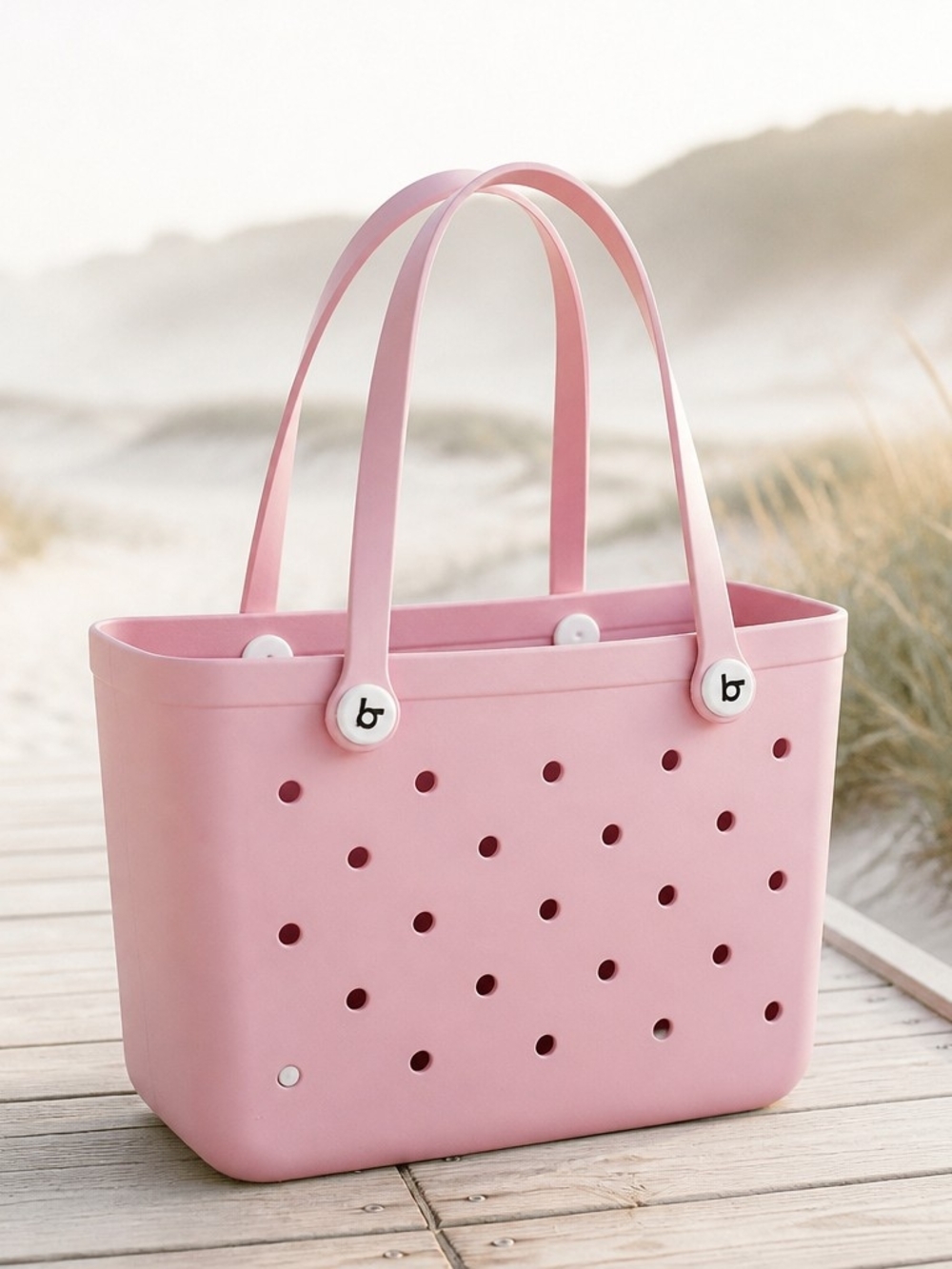 BOGG BAG Pink Perforated Tote